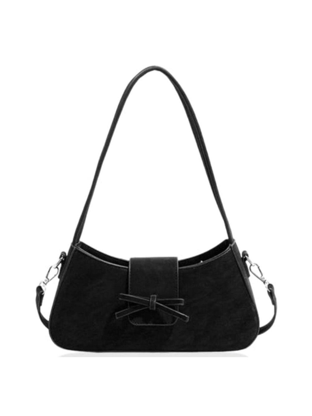 Trendy Coquette Bow Shoulder Bag - Y2K Hobo Purse for Women